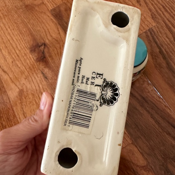 New Zanzibar Collection Vibrant Ceramic Tableware Necessities, 3 Piece - Picture 6 of 14